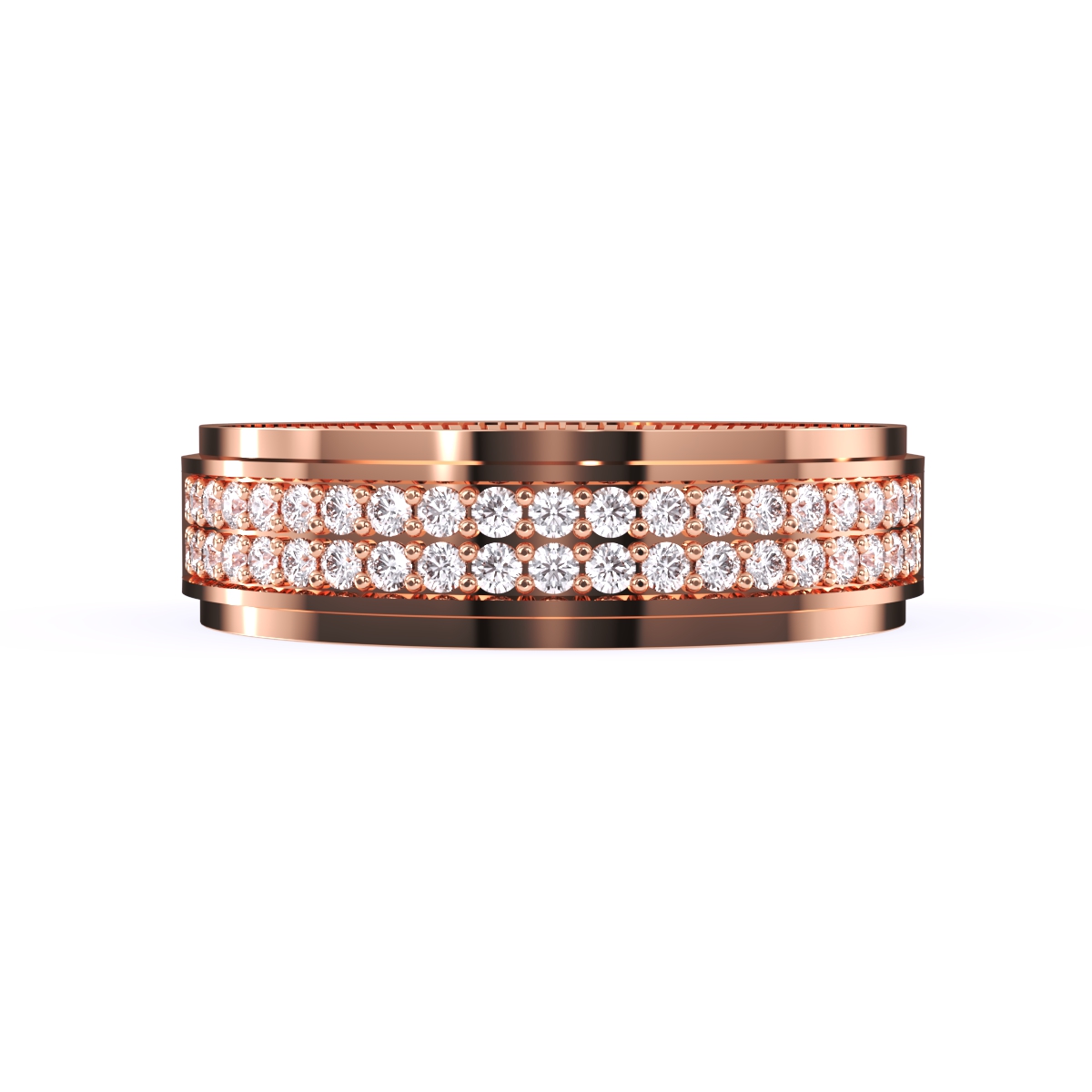 Unique Cluster Lab Grown Diamond Band